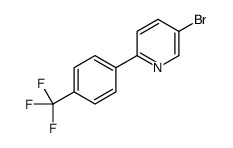 5-BROMO-2-(4-(TRIFLUOROMETHYL)PHENYL)PYRIDINE结构式