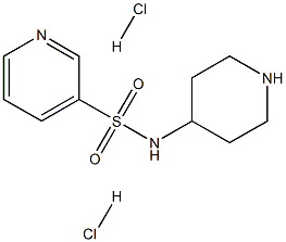 N-(Piperidin-4-yl)pyridine-3-sulfonamidedihydrochloride结构式