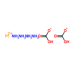 四氨合碳酸氢铂(II)结构式