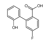 4-fluoro-2-(2-hydroxyphenyl)benzoic acid结构式