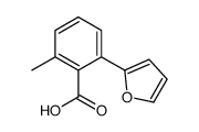 2-(furan-2-yl)-6-methylbenzoic acid结构式