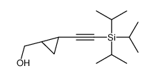 [(1S,2S)-2-(2-triisopropylsilylethynyl)cyclopropyl]methanol Structure