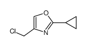 4-(chloromethyl)-2-cyclopropyl-1,3-oxazole Structure