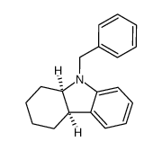 (4aR,9aR)-9-benzyl-2,3,4,4a,9,9a-hexahydro-1H-carbazole结构式