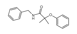 N-benzyl-2-methyl-2-phenoxypropanamide结构式