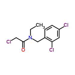 2-Chloro-N-(2,4-dichlorobenzyl)-N-ethylacetamide Structure