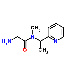 N-Methyl-N-[1-(2-pyridinyl)ethyl]glycinamide Structure