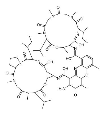 Actinocinedioyl[cyclo(L-Thr*-D-aIle-N-methyl Gly-N-methyl Gly-N-methyl-L-Val-)]cyclo(L-Thr*-D-aIle-L-Pro-N-methyl Gly-N-methyl-L-Val-) picture