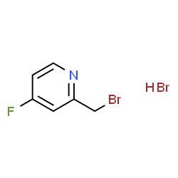 2-(Bromomethyl)-4-fluoropyridine Hydrobromide Structure