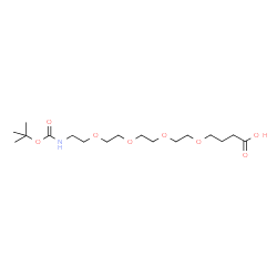 Boc-NH-PEG4-C3-acid structure