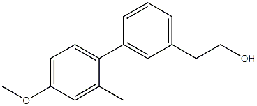 2-[3-(4-methoxy-2-methylphenyl)phenyl]ethanol Structure