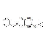 (S)-3-(Benzyloxy)-2-(Boc-amino)-2-methylpropanoic Acid Structure