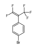 1-bromo-4-(1,1,3,3,3-pentafluoroprop-1-en-2-yl)benzene Structure