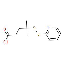 4-甲基-4-(吡啶-2-基二巯基)戊酸结构式