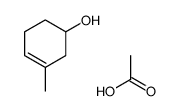 acetic acid,3-methylcyclohex-3-en-1-ol Structure