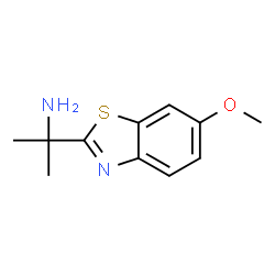 2-Benzothiazolemethanamine,6-methoxy-alpha,alpha-dimethyl-(9CI) Structure