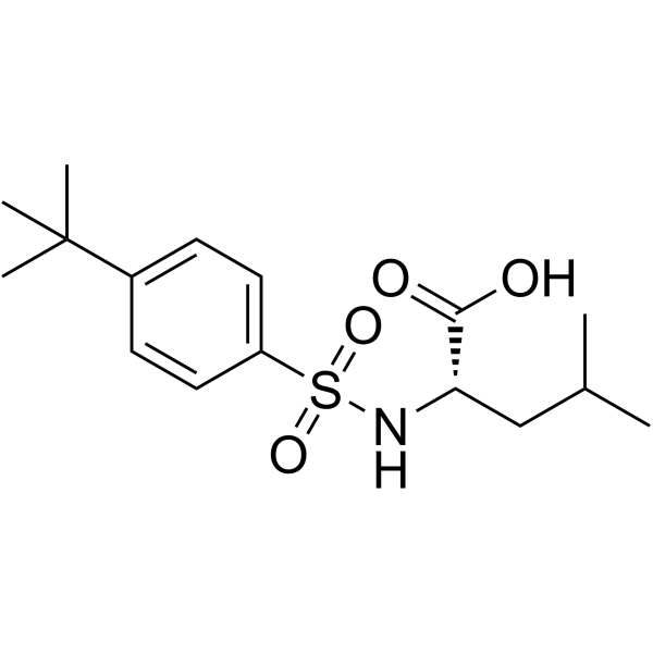 ((4-(tert-Butyl)phenyl)sulfonyl)leucine图片