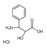 (2R,3R)-3-amino-2-hydroxy-3-phenylpropanoic acid,hydrochloride结构式