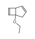 1-Aethoxy-bicyclo[3.2.0]hepta-3,6-dien Structure