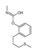 Methylcarbamic acid o-[3-(methylthio)propyl]phenyl ester Structure