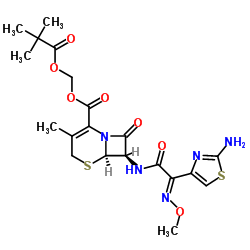 (E)-Cefetamet Pivoxil Structure