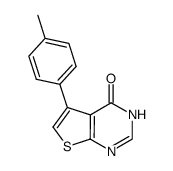 5-(4-methylphenyl)thieno[2,3-d]pyrimidin-4(3H)-one Structure