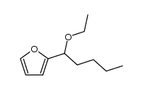 2-(1-ethoxy-pentyl)-furan Structure