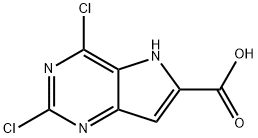 2,4-二氯-5H-吡咯并[3,2-D]嘧啶-6-羧酸图片