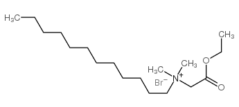 dodecyl(2-ethoxy-2-oxoethyl)dimethylammonium bromide结构式