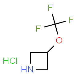 3-(trifluoromethoxy)azetidine hydrochloride structure