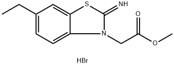 Methyl 2-(6-ethyl-2-iminobenzo[d]thiazol-3(2H)-yl)acetate hydrobromide structure