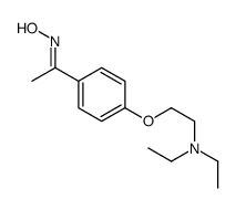 (NZ)-N-[1-[4-[2-(diethylamino)ethoxy]phenyl]ethylidene]hydroxylamine结构式