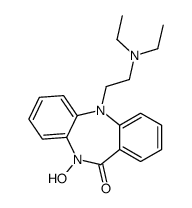 11-[2-(diethylamino)ethyl]-5-hydroxybenzo[b][1,4]benzodiazepin-6-one Structure