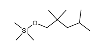 trimethyl-(2,2,4-trimethyl-pentyloxy)-silane Structure