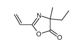 5(4H)-Oxazolone,2-ethenyl-4-ethyl-4-methyl-(9CI) Structure