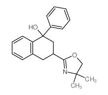 1-Naphthalenol,3-(4,5-dihydro-4,4-dimethyl-2-oxazolyl)-1,2,3,4-tetrahydro-1-phenyl- structure