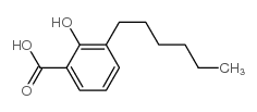 3-hexylsalicylic acid Structure