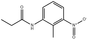 N-(2-methyl-3-nitrophenyl)propanamide结构式