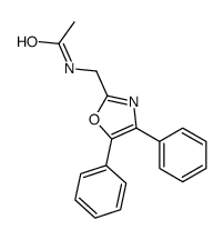 N-[(4,5-Diphenyloxazol-2-yl)methyl]acetamide Structure