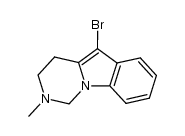 5-bromo-2-methyl-1,2,3,4-tetrahydropyrimido[1,6-a]indole Structure