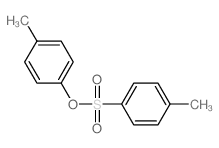 1-methyl-4-(4-methylphenoxy)sulfonyl-benzene structure