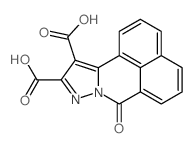 7-oxo-7H-benzo(de)pyrazolo[5,1-a]isoquinoline-10,11-dicarboxylic acid结构式