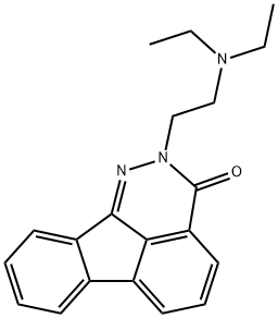 2-[2-(Diethylamino)ethyl]indeno[1,2,3-de]phthalazin-3(2H)-one Structure