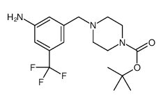 3-(4-BOC-PIPERAZIN-1-YL-METHYL)-5-TRIFLUOROMETHYLANILINE picture