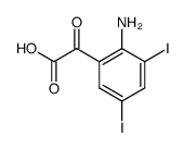 (2-amino-3,5-diiodo-phenyl)-glyoxylic acid Structure