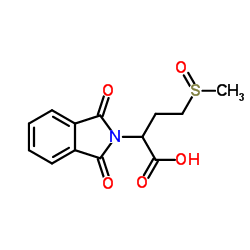 2-(1,3-Dioxo-1,3-dihydro-2H-isoindol-2-yl)-4-(methylsulfinyl)butanoic acid Structure