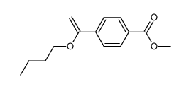 methyl 4-(1-butoxyvinyl)benzoate结构式