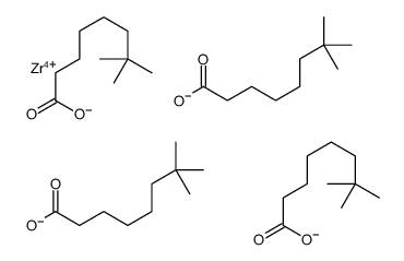 zirconium(4+) neodecanoate Structure