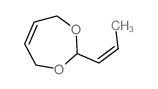 1,3-Dioxepin,4,7-dihydro-2-(1-propen-1-yl)- Structure