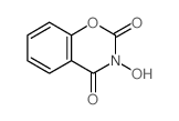 2H-1,3-Benzoxazine-2,4(3H)-dione,3-hydroxy-结构式